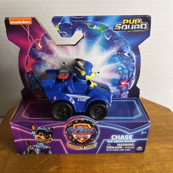 Nickelodeon Paw Patrol Mighty Movie Pup Squad‎ Racer CHASE Brand New! - Picture 1 of 10